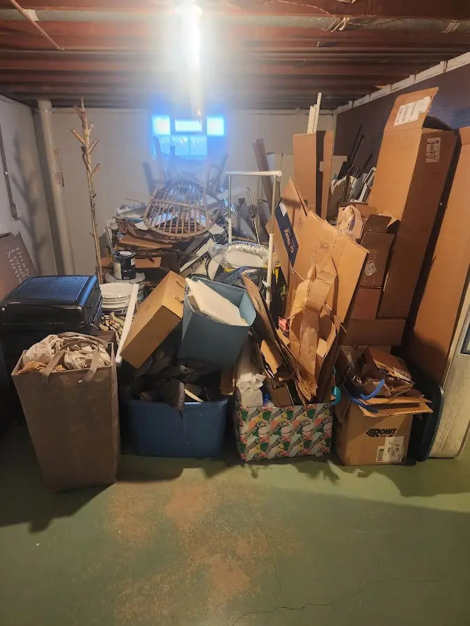 Roll-off dumpster container at job site for Construction Dumpster Rental in Rapid City